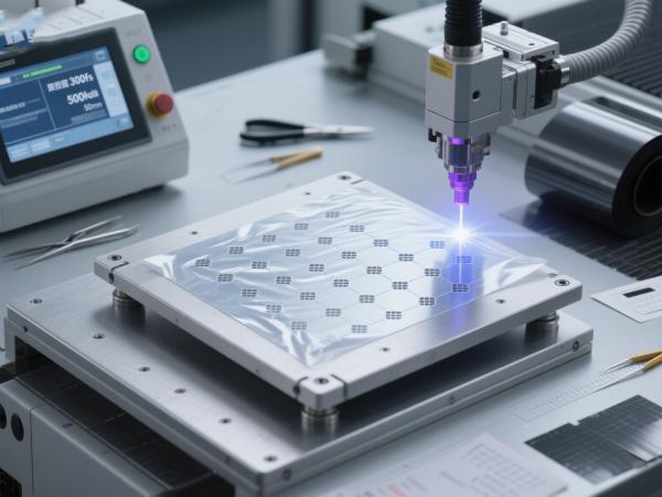 石墨烯導(dǎo)電膜飛秒激光微孔加工 (8)